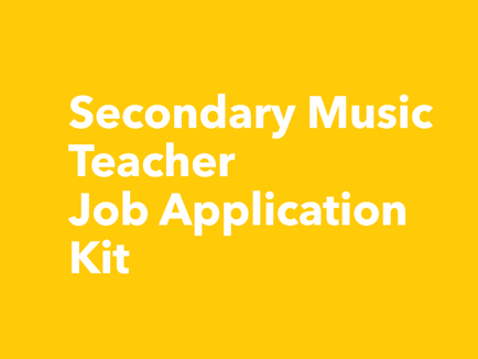 Key Stage 3 & 4 Music Teacher Job Application Kit