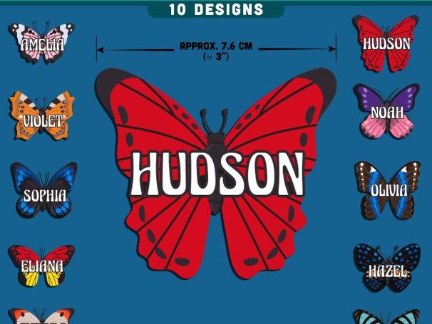 Butterfly Name Tags, Editable Locker & Cubby Labels, Printable Classroom Organization