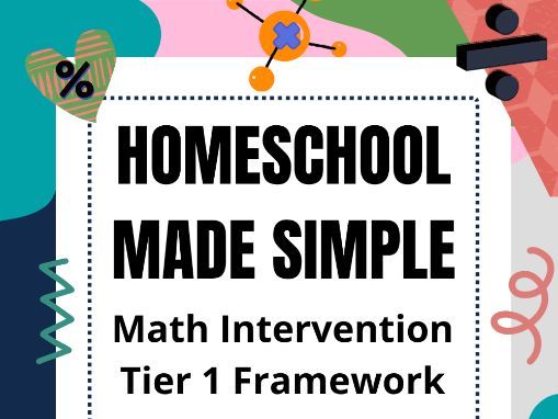 Tier 1 Math Intervention Framework | Grades 6th-8th