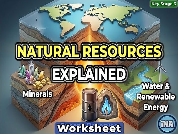 Natural Resources - KS3 Geography Worksheet