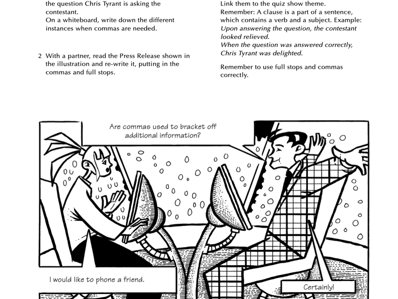 Year 7 English Framework: Sentence Level Lesson Starters