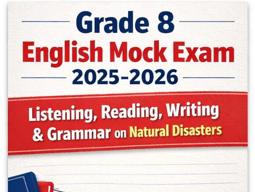 Mock English Exam: Environmental Issues, Shopping, Sentence Transformation