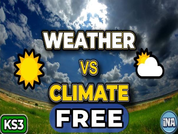 Weather and Climate - FREE KS3 Geography Worksheet
