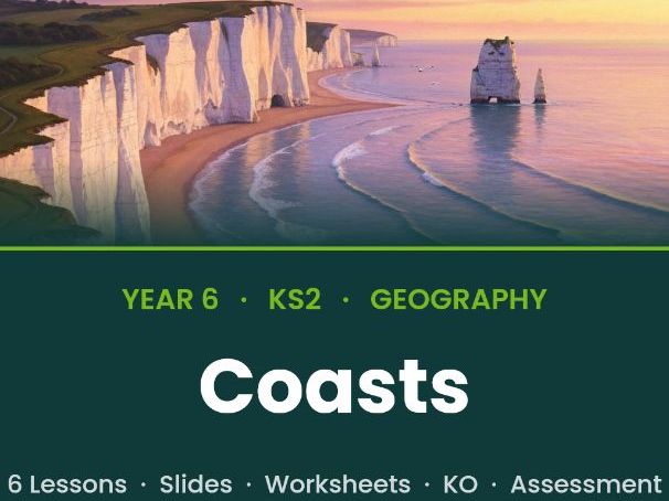 Coasts | Year 6 Geography | Erosion Longshore Drift Headlands Bays Stacks | 6