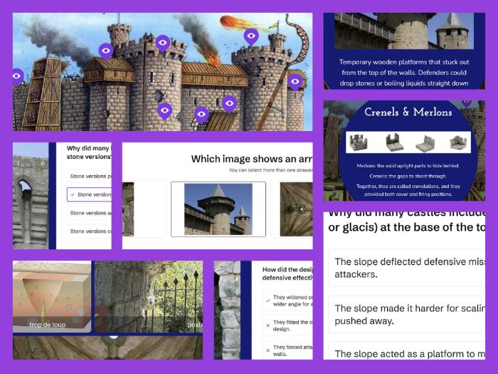 Defending a Castle – Interactive Hotspot Activity (KS3)