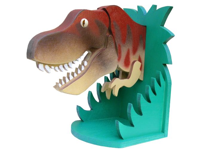 T-Rex Bookend Construction Plan