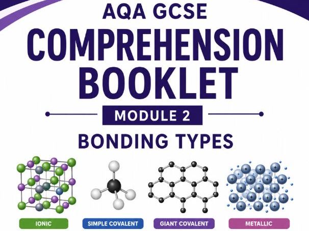 AQA C2: Bonding Types Comprehension Booklet (Triple & Combined)