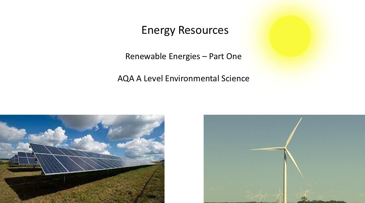 A level Environmental: Energy Resources BUNDLE save 25%