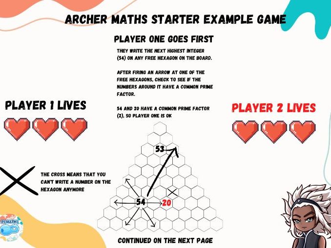Archer maths game (HA, KS2 PRIME FACTORS) Teaching Resources