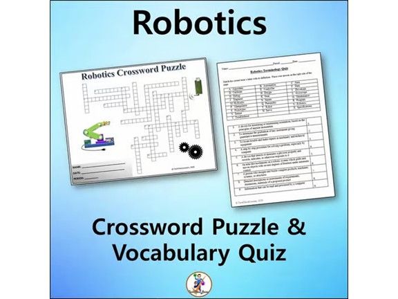 Robotics Crossword & Vocabulary Quiz