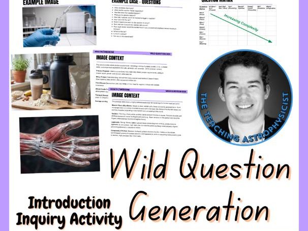 Muscles Wild Question Generation Inquiry | Health / Physical Edu Warmup Activity
