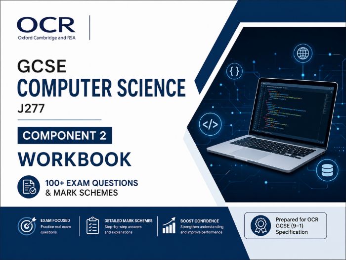 OCR GCSE Computer Science J277 Component 2 Workbook | 100+ Exam Qs & Mark Schemes