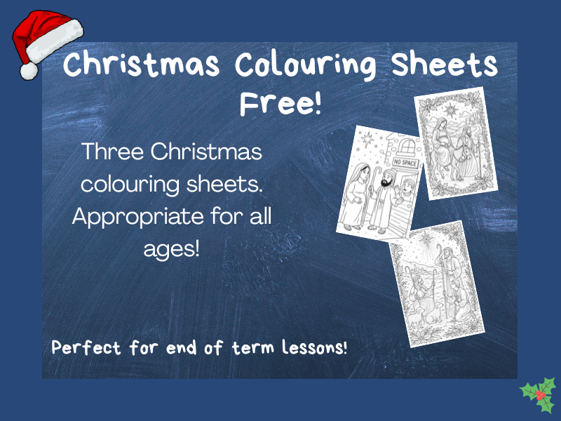 Christmas Colouring Sheet - Free!