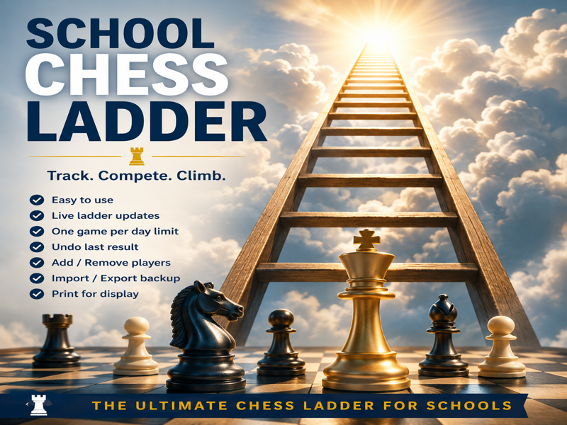 Offline Chess Ladder for Schools