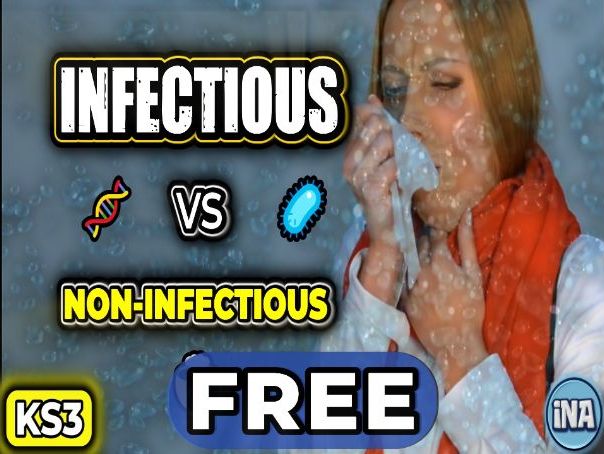 Infectious and Non-Infectious Diseases - FREE KS3 Biology Worksheet