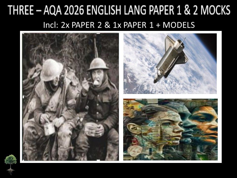 THREE - AQA PAPER 1 & 2 | 2026 FULL MOCKS | MODELS