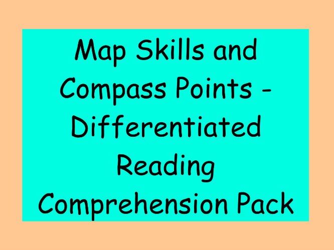 Map Skills and Compass Points – Differentiated Reading Comprehension Pack (LKS2)