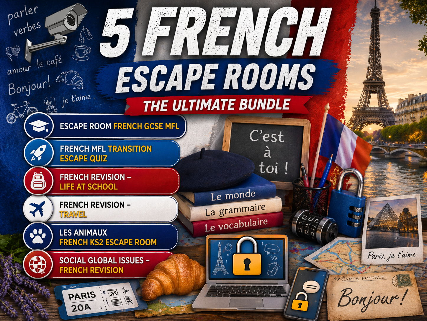 French MFL Escape Rooms