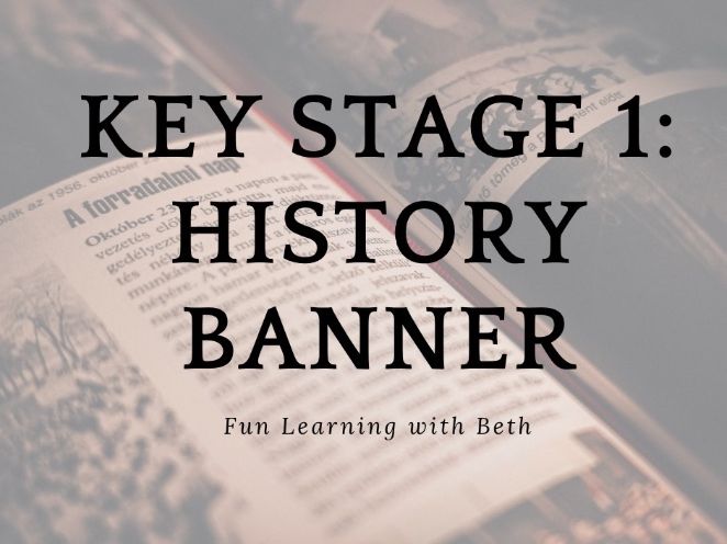 Key Stage 1 History Banner