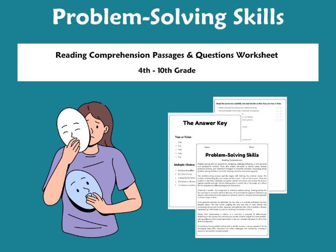 Problem-Solving Skills: Reading Comprehension Passages & Questions ...