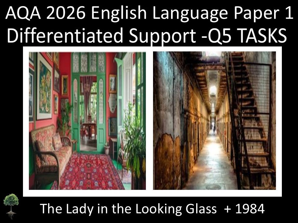 Two AQA 2026 GCSE English Language Paper 1 Mock | Q5 Tasks