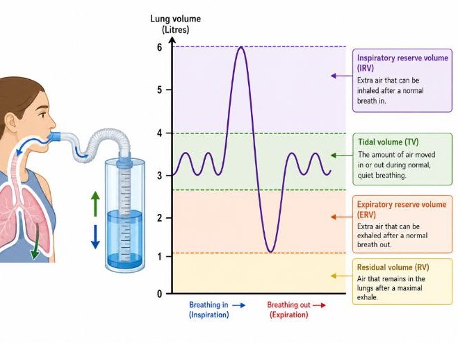 Mechanics of Breathing & Interpretation of a Spirometer Trace