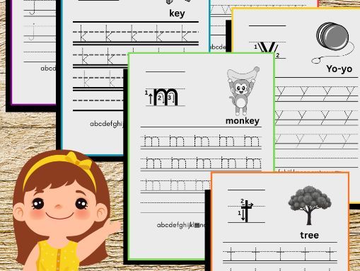 Lowercase Letter Tracing Worksheets a–z | Handwriting Practice | Preschool & Kindergarten
