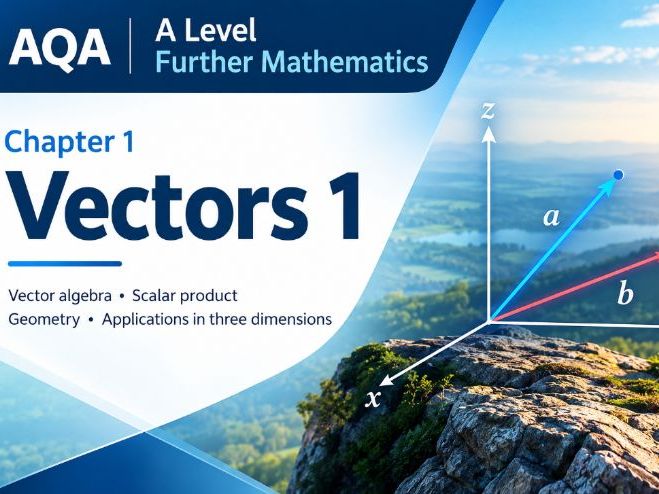 01 - Vectors 1: Lines and Planes in 3D Pack - A2 (Year 2) Further Mathematics Pure A Level AQA