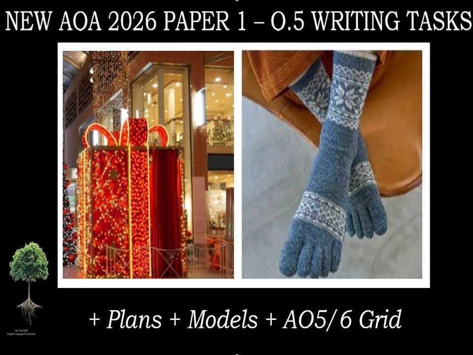 QUESTION 5 - TWO FULL WRITING TASKS | 2026 PAPER 1 | PLANS | AO GRID | MODELS