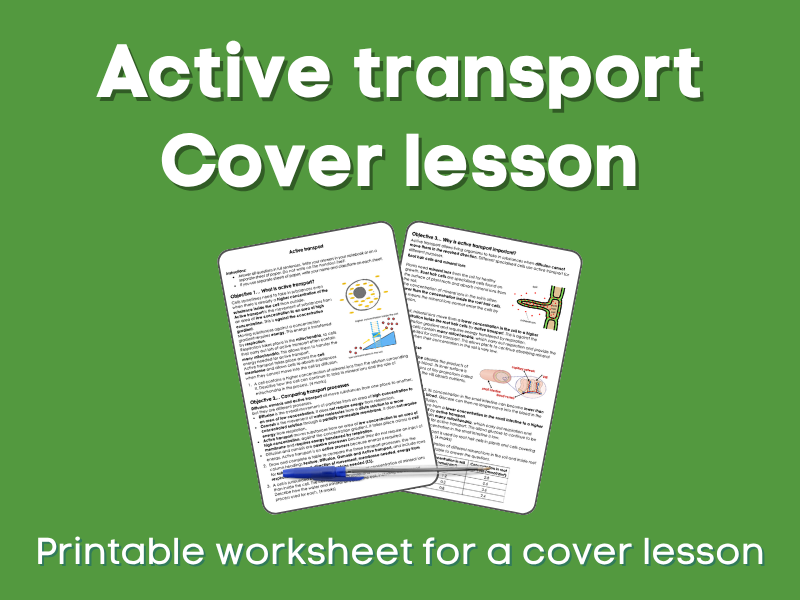 Active transport Cover lesson