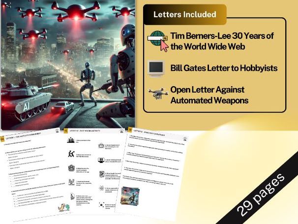 Three Real-Life Tech Letters - Engaging Informational Text Content