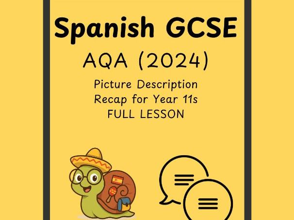 KS4 Spanish GCSE AQA (2024) Photo Description Recap for Year 11s