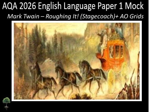 One AQA 2026 GCSE English Language Paper 1 Mock | AO Grids - (Twa)