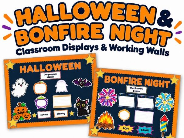 Halloween & Bonfire Night Display and Working Wall Pack