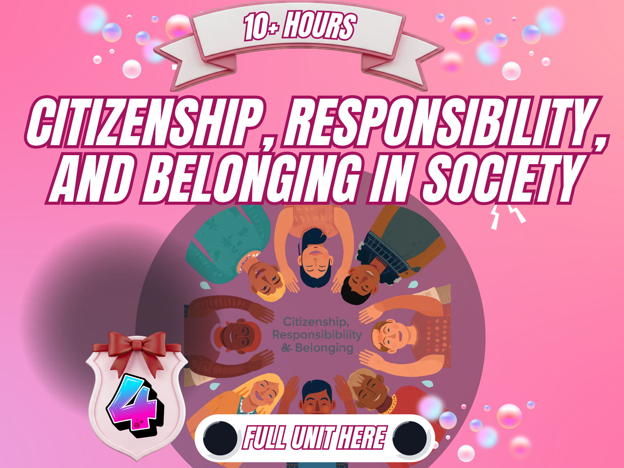 Year 4 PSHE Unit - Citizenship, Responsibility and Belonging in Society