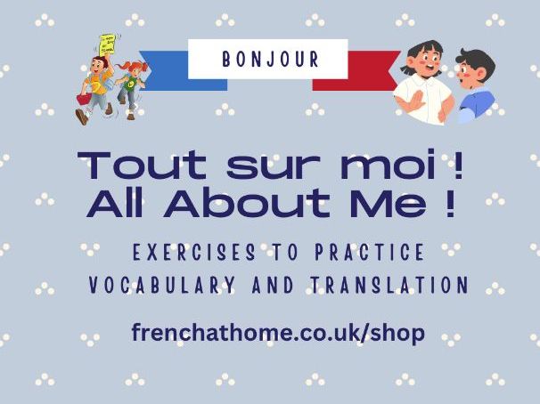 Talking About Myself (tout sur moi) year7,8