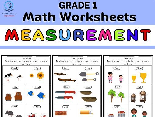Grade 1 Measurement Worksheets