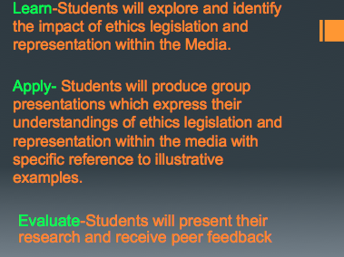 REpresentation in Media-Lesson Presentation Structure.