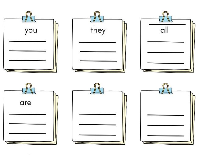 Phase 3 Tricky Words – Practice Spelling Worksheet