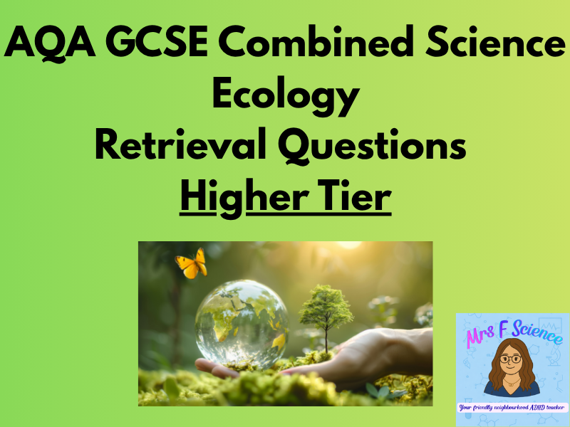 AQA GCSE Combined Science Ecology Retrieval Questions | Higher