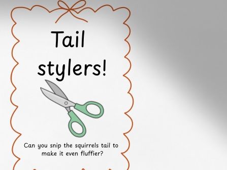 Squirrel first cutting skills