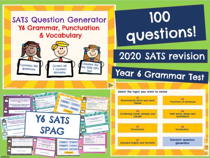 Y6 SATS: SPAG Revision