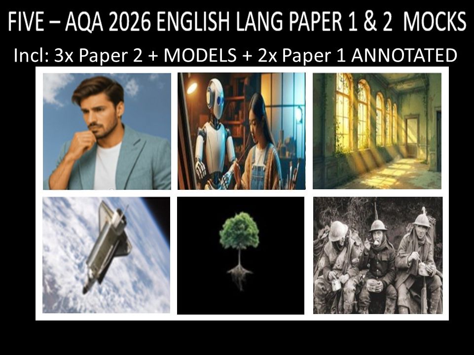 FIVE - AQA PAPER 1 & 2 | 2026 FULL MOCKS | MODELS | ANNOTATED