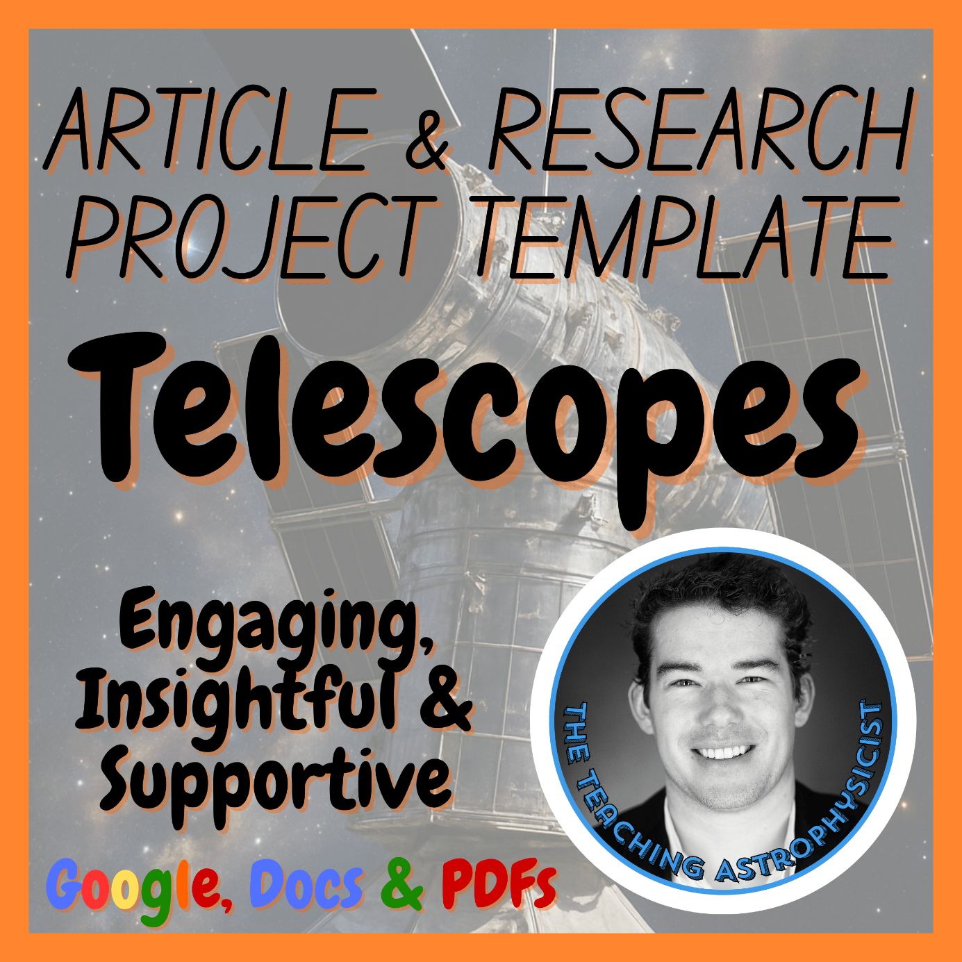 Telescopes | Space Science Article + Research Project Template | Astro Related