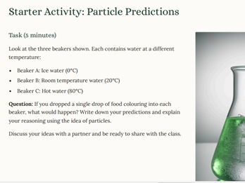 iGCSE Physics - 2.1.2 Particle Model SUPPLEMENT