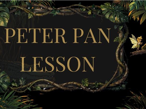 Peter Pan ESL/ELL PowerPoint Lesson for B2/C1 Level Students