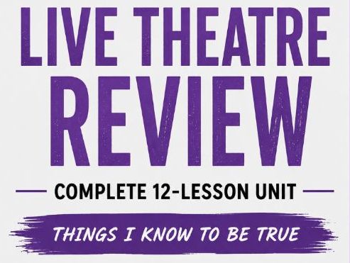 AQA GCSE Drama Live Theatre Review | 12 Lessons