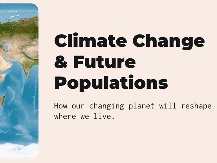 Year 7 - Population - Climate Change & Future Populations
