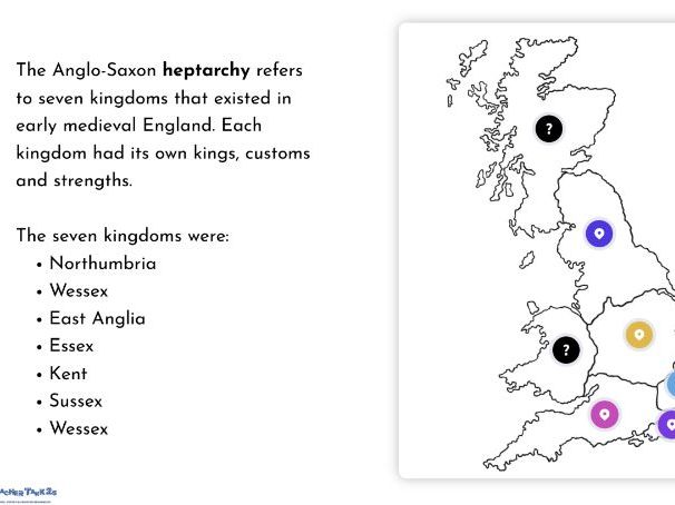 KS2 Anglo-Saxons: The Seven Kingdoms Interactive Introduction