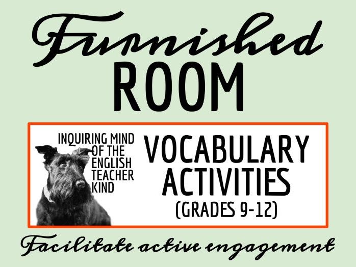 "The Furnished Room" by O. Henry Vocabulary Enrichment Activities
